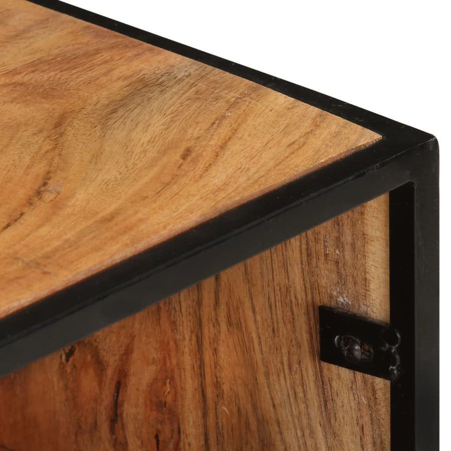 Tv-Meubel 0X30X45 Cm Massief Acaciahout Bruin