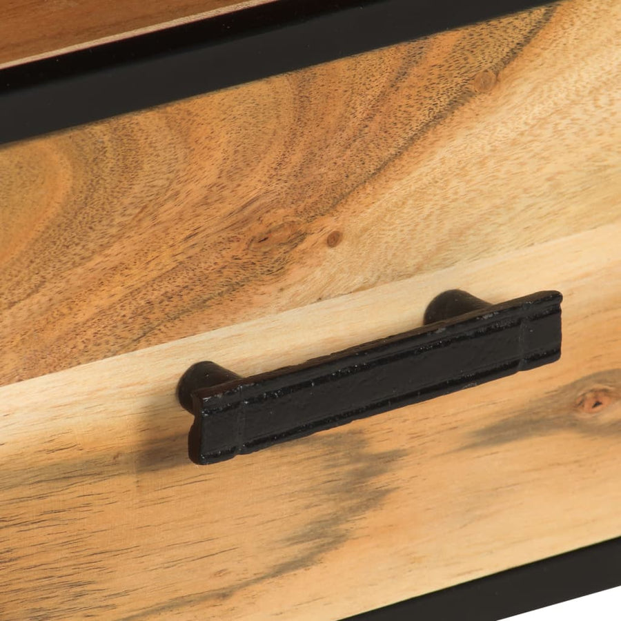 Tv-Meubel 0X30X45 Cm Massief Acaciahout Bruin