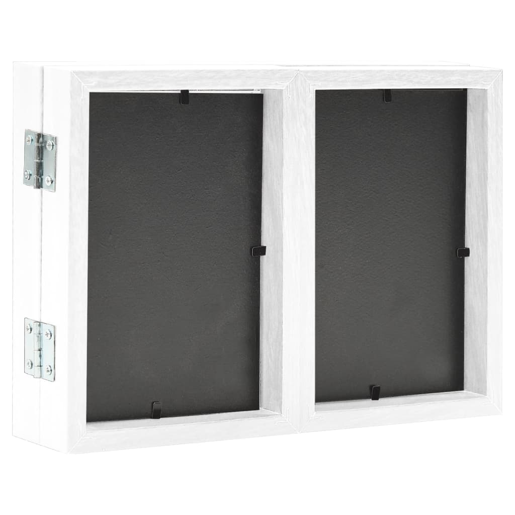 Fotolijst Drieluik +2X(0X5 Cm) 22 x 15 cm Wit