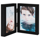 Photo frame diptych 2x(13x18 cm) black