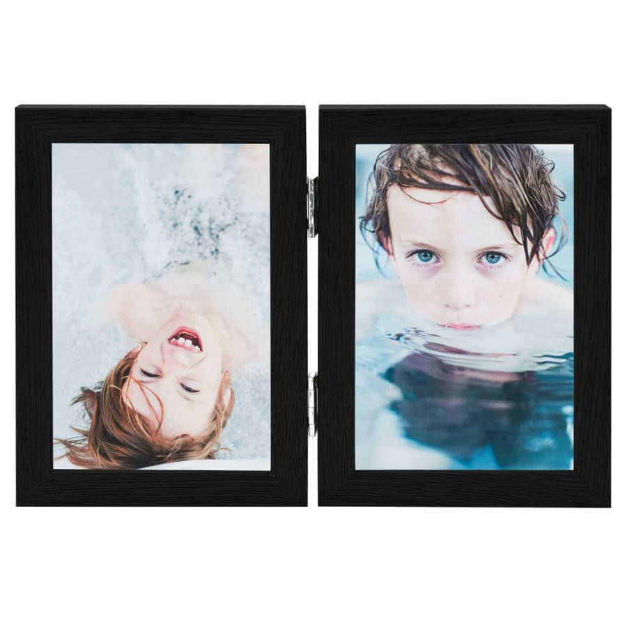 Fotolijst Tweeluik 2X(13X18 Cm) Zwart 2 x (13 x 18 cm)