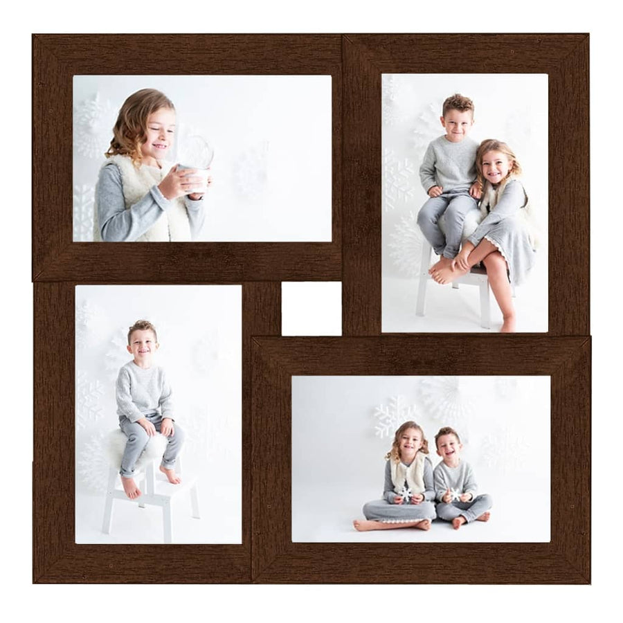 Fotolijst Voor Foto Mdf 4 x (13 x 18 cm) Donkerbruin