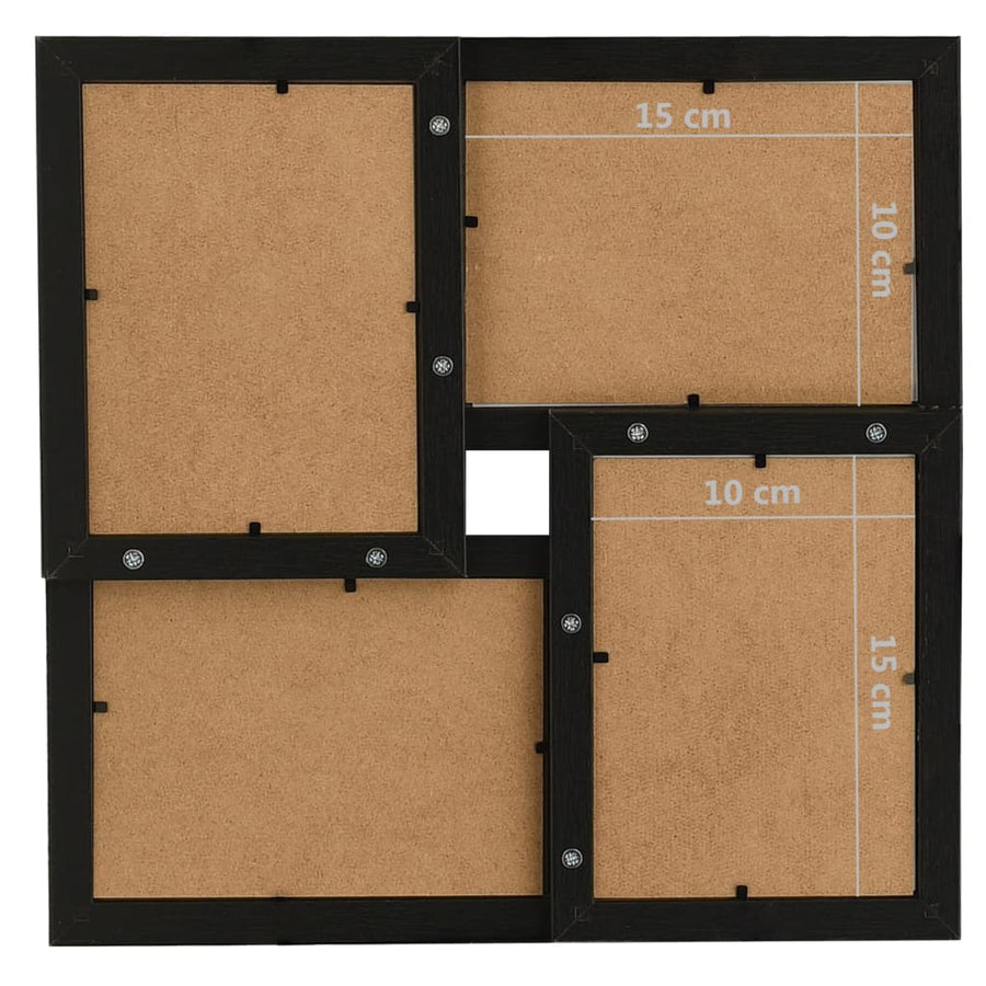 Fotolijst Voor Foto Mdf 4 x (10 x 15 cm) Zwart