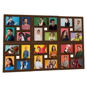 Fotolijst 24x(10x15 cm) MDF donkerbruin