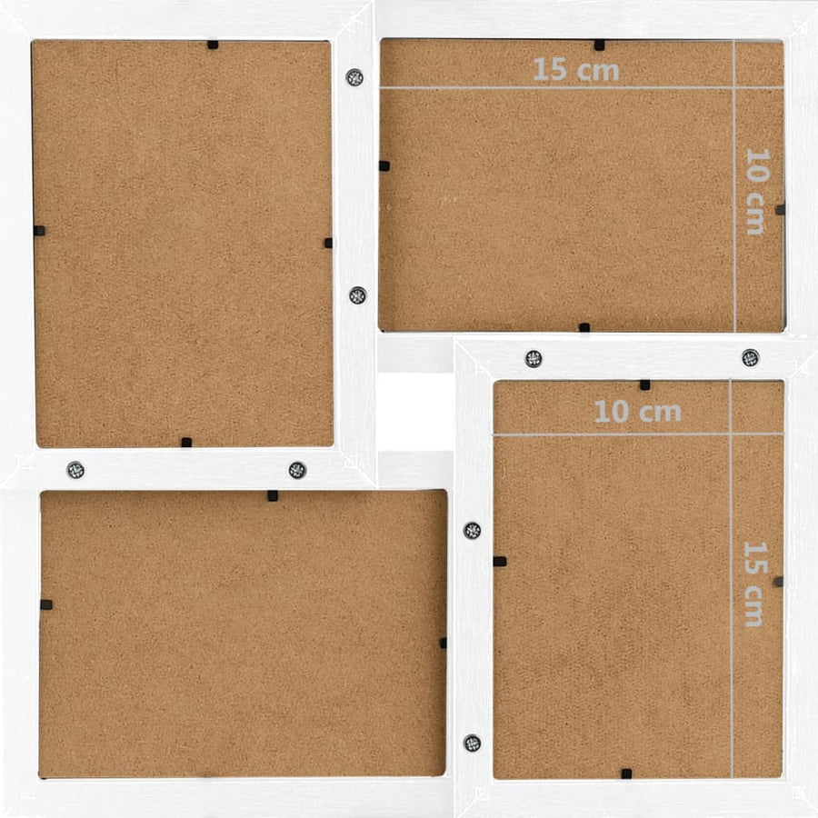 Fotolijst Voor Foto Mdf 24 x (10 x 15 cm) Wit