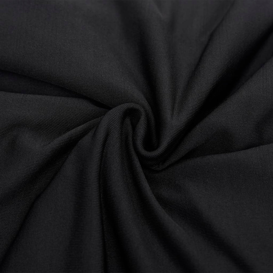 Hoes Stretch Polyester Jersey Zwart Driezitsbank