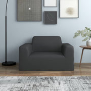 Bankhoes 90-140 cm antraciet polyester