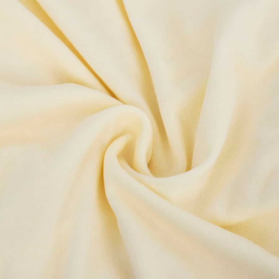 Hoes Stretch Polyester Jersey Kleurig Crème Vierzitsbank