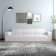 Vierzitsbankhoes 235-300 cm wit polyester
