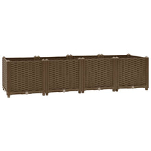 Plantenbak Verhoogd Polypropyleen 160 x 40 x 38 cm Bruin
