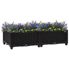 Raised planter 80x40x23 cm polypropylene