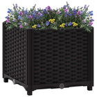 Plantenbak verhoogd 40x40x38 cm zwart polypropyleen