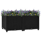 Raised garden bed 80x40x38 cm polypropylene