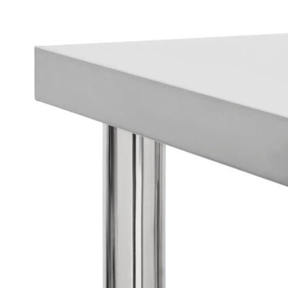 Keukenwerktafel Met Wielen 60X30X85 Cm Roestvrij Staal 1 60 x 30 x 85 cm
