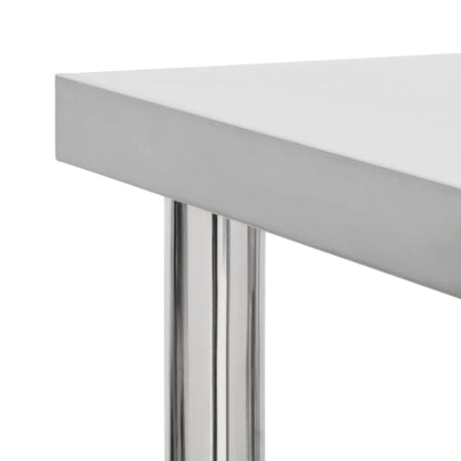 Keukenwerktafel Met Wielen Roestvrij Staal 80 x 45 x 85 cm