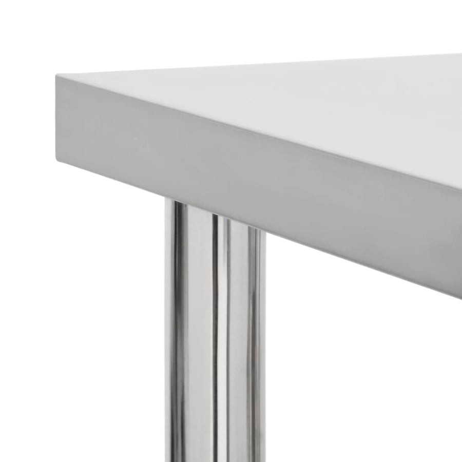 Keukenwerktafel Met Wielen Roestvrij Staal 80 x 45 x 85 cm