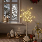 Willow Christmas Tree With 128 LEDs Indoor And Outdoor 1.2 M Warm White