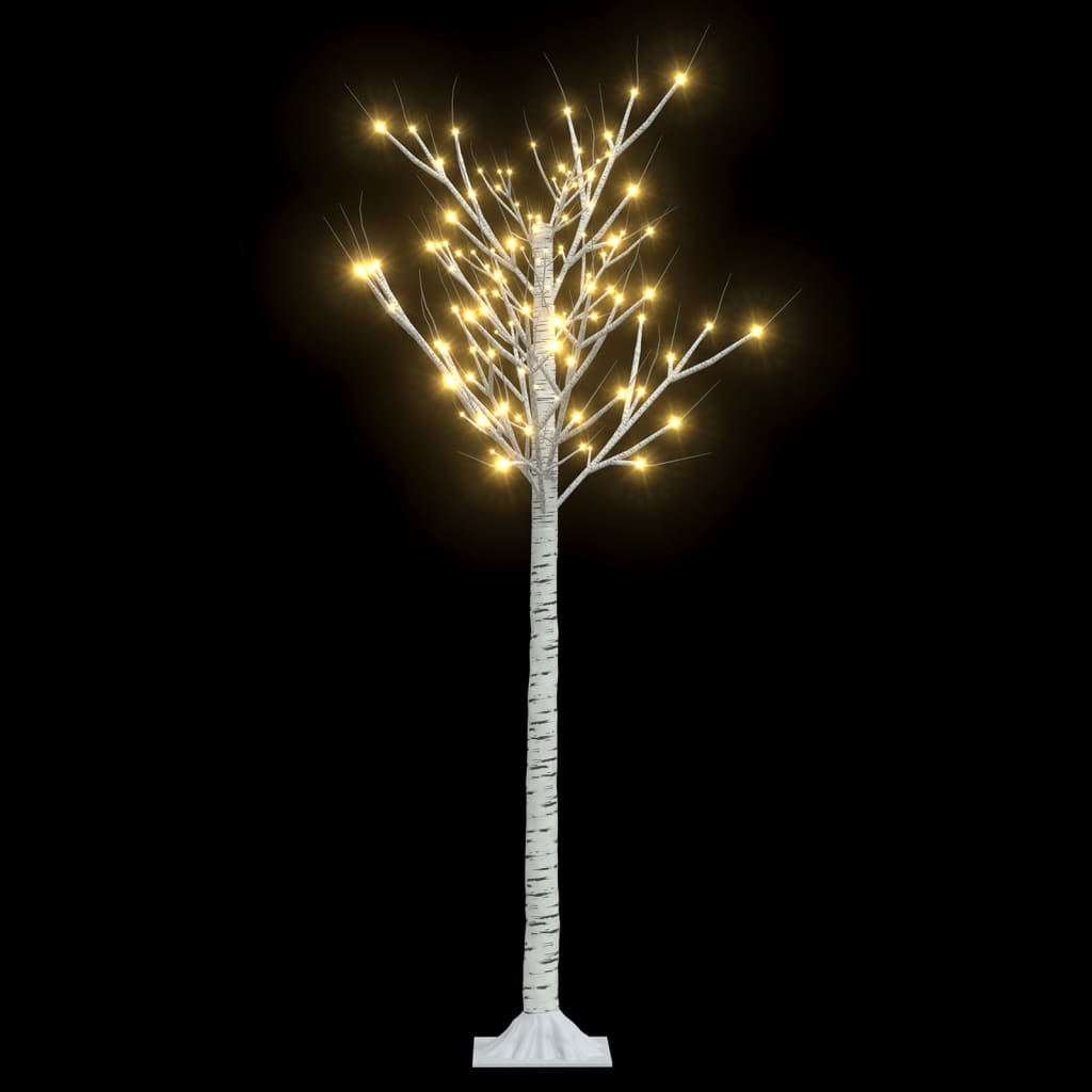 Kerstboom wilg met 156 warmwitte LED's binnen en buiten 1,5 m