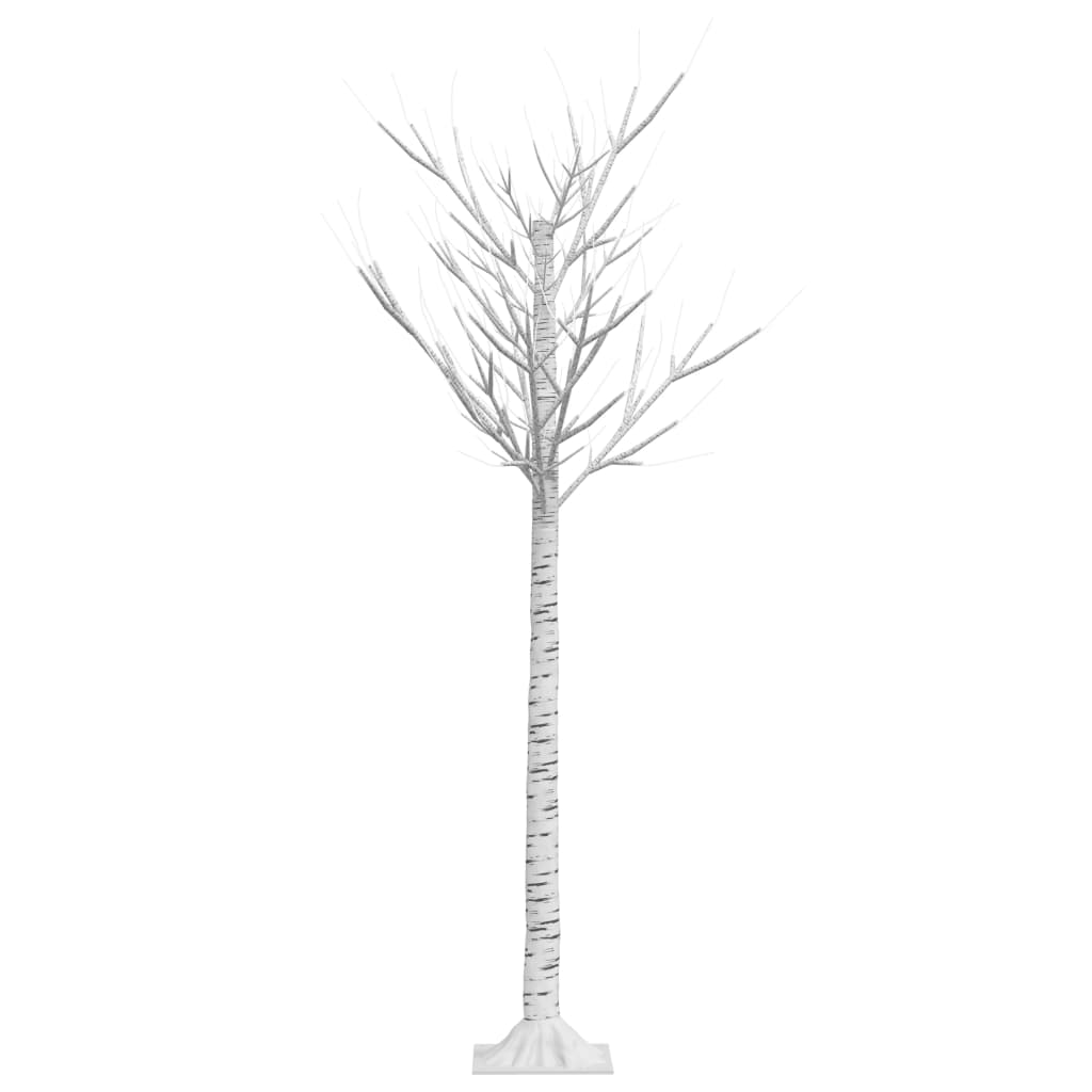 Kerstboom wilg met 156 warmwitte LED's binnen en buiten 1,5 m