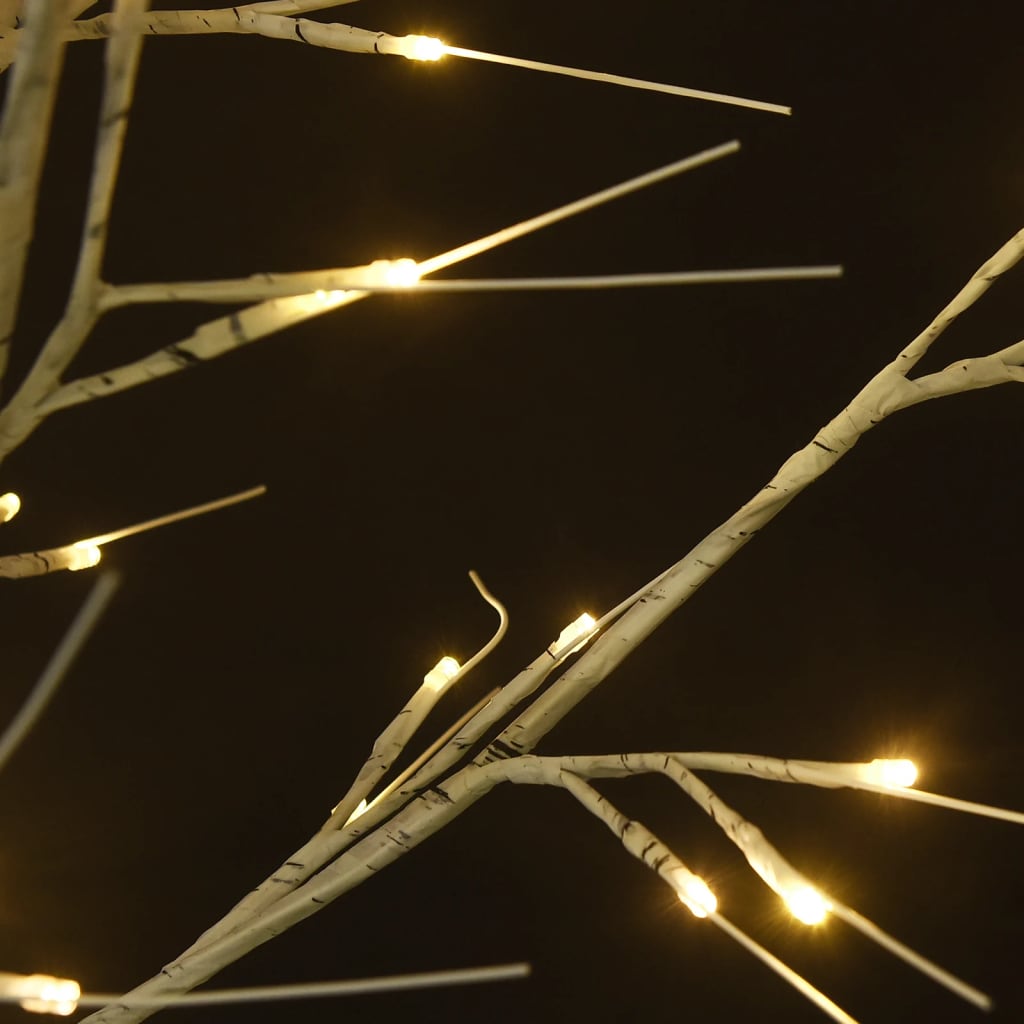 Kerstboom wilg met 156 warmwitte LED's binnen en buiten 1,5 m
