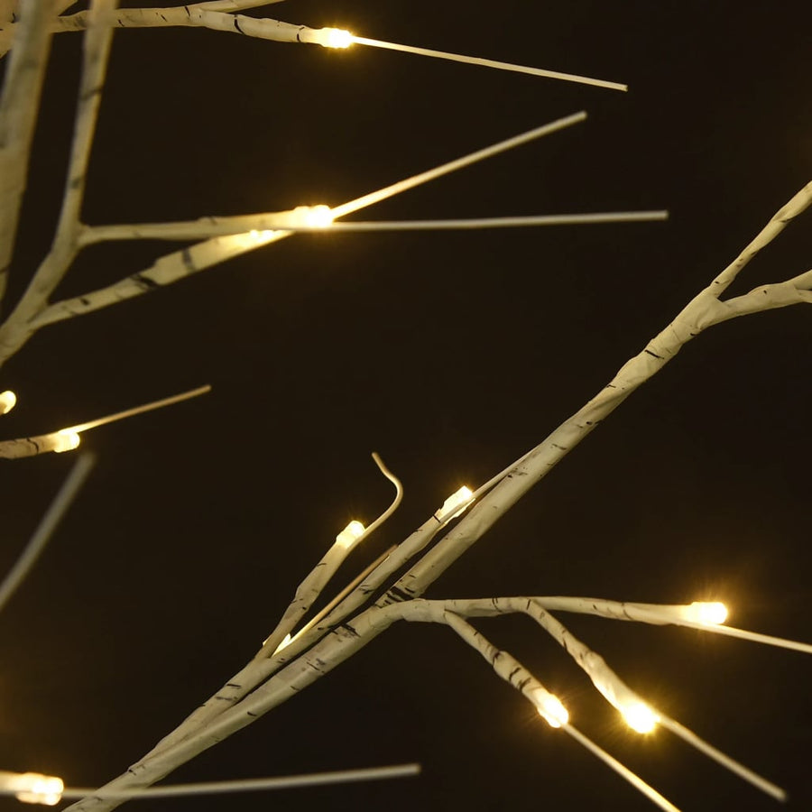 Kerstboom wilg met 156 warmwitte LED's binnen en buiten 1,5 m