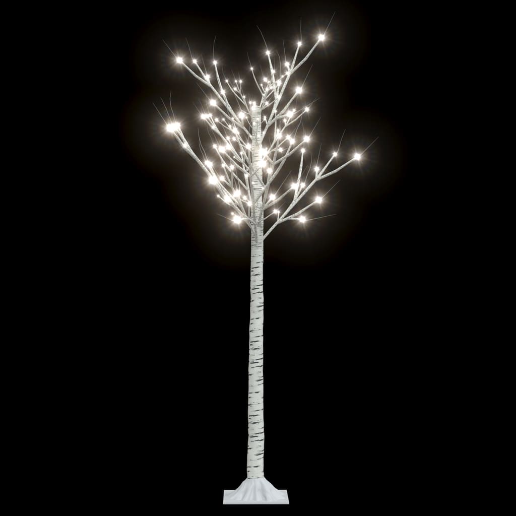 Kerstboom wilg met 156 koudwitte LED's binnen en buiten 1,5 m