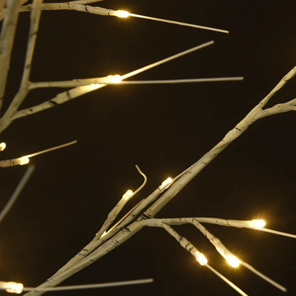 Kerstboom wilg met 200 warmwitte LED's binnen en buiten 1,8 m