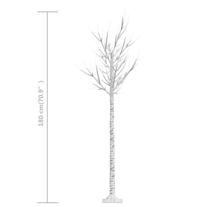 Kerstboom wilg met 200 warmwitte LED's binnen en buiten 1,8 m
