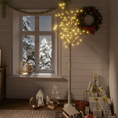 Kerstboom wilg met 200 warmwitte LED's binnen en buiten 1,8 m