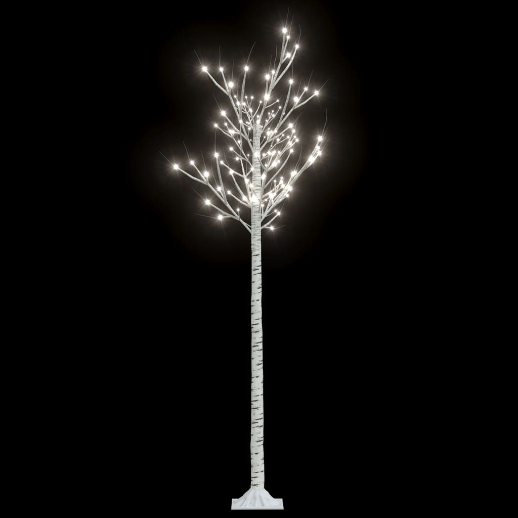 Kerstboom wilg met 200 koudwitte LED's binnen en buiten 1,8 m