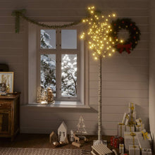Kerstboom wilg met 220 warmwittte LED's binnen en buiten 2,2 m