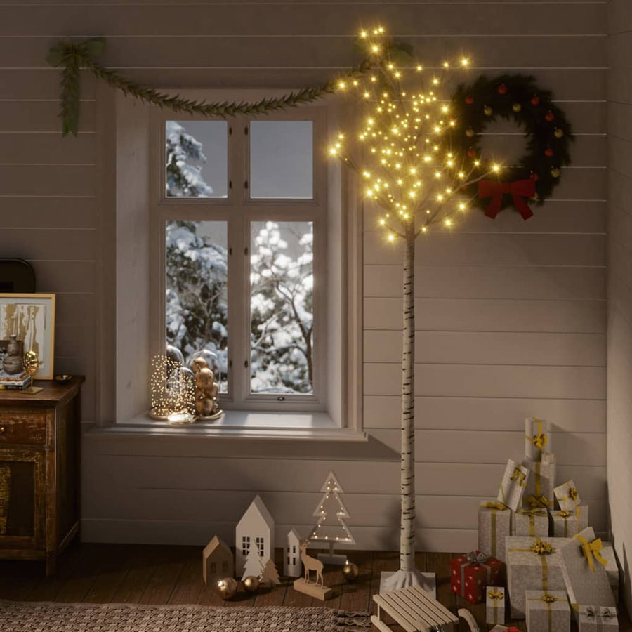 Kerstboom wilg met 220 warmwittte LED's binnen en buiten 2,2 m