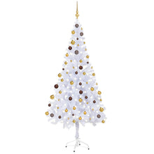 Kunstkerstboom met verlichting en kerstballen 620 takken 180 cm