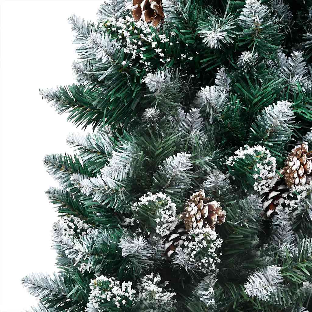 Kunstkerstboom Met Led En Kerstballen En Dennenappels 180 Cm Goud 1