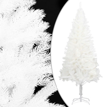 Kunstkerstboom Met Verlichting En Kerstballen 20 Cm Wit 120 x 75 cm Goud