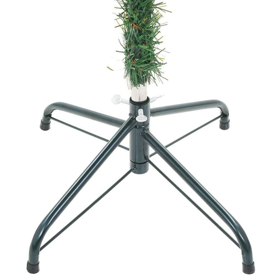 Kunstkerstboom Met Verlichting Kerstballen Dennenappels 180 Cm 180 x 90 cm Rozen