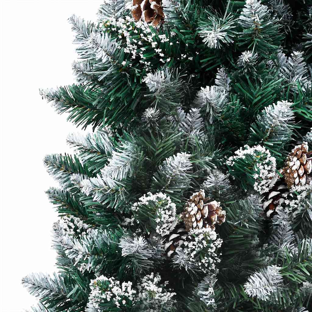 Kunstkerstboom Met Verlichting Kerstballen Dennenappels 180 Cm 180 x 100 cm Rozen