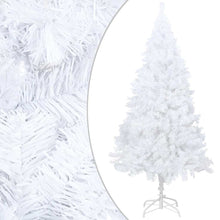 Kunstkerstboom Met Verlichting En Kerstballen 120 Cm Pvc 120 x 60 cm wit en rozé