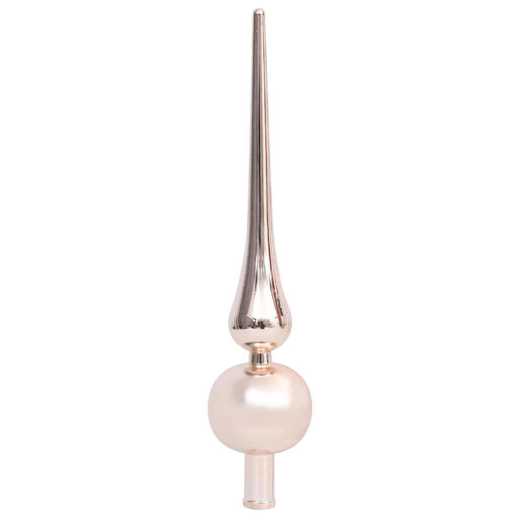 Kunstkerstboom Met Verlichting En Kerstballen 150 Cm Pvc 150 x 80 cm wit en rozé