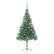 Kunstkerstboom 180 cm met verlichting en kerstballen