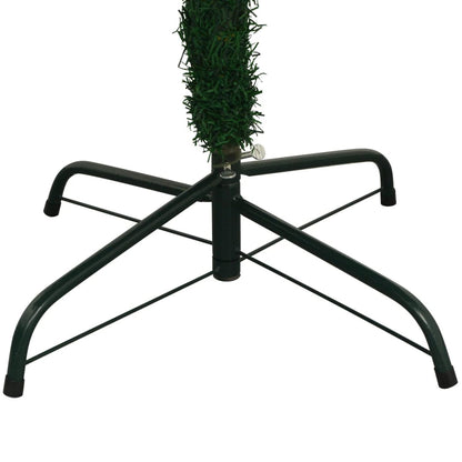 Kunstkerstboom Met Verlichting En Kerstballen L 240 Cm 240 x 120 cm Groen en rood