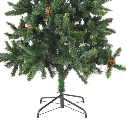 Kunstkerstboom Met Verlichting En Dennenappels 210 Cm 210 x 119 cm