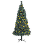 Kunstkerstboom Met Verlichting En Standaard 80 Cm Pet Groen 180 x 95 cm