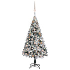 Kunstkerstboom Met Verlichting En Kerstballen 20 Cm Groen 120 x 75 cm Rozen