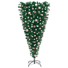 Kunstkerstboom Met Verlichting En Ballen Ondersteboven 20 Cm 210 x 110 cm Rozen