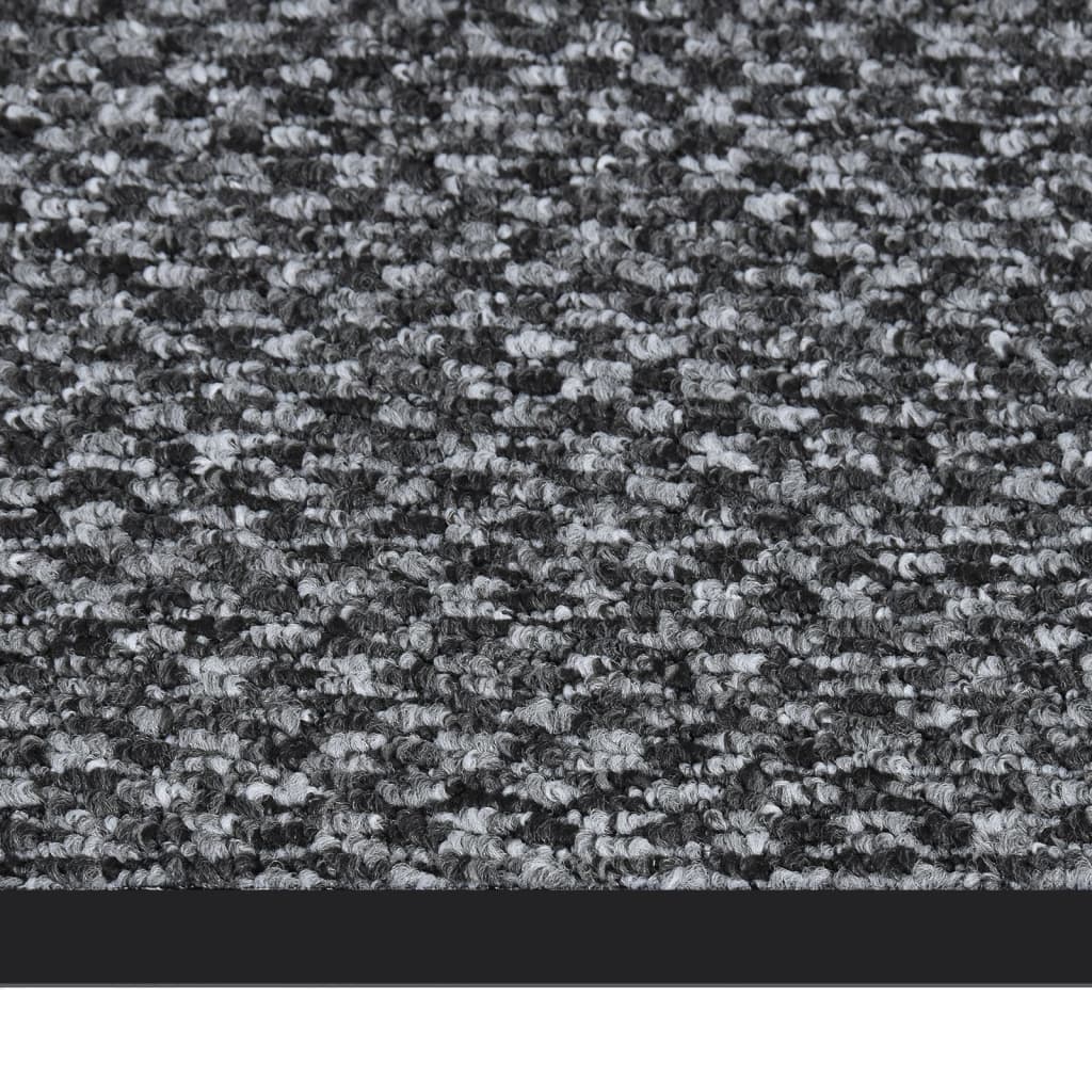 Deurmat 90 x 150 cm Grijs