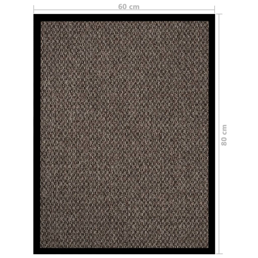 Deurmat 60 x 80 cm Beige