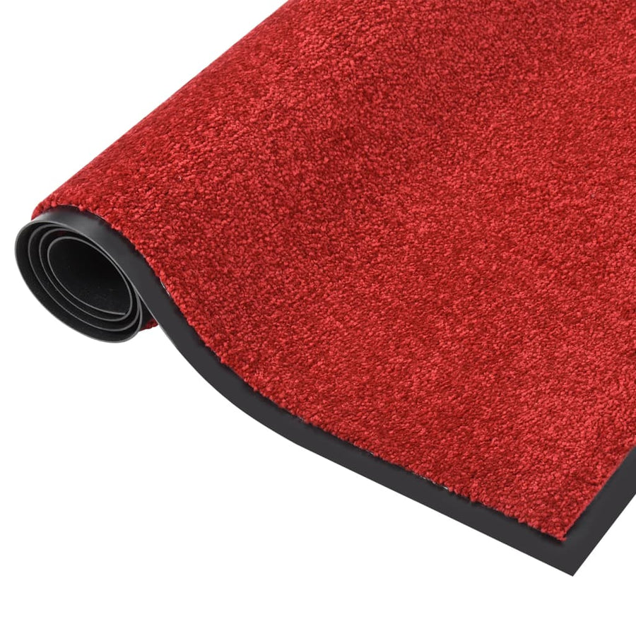 Deurmat 60 x 80 cm Rood