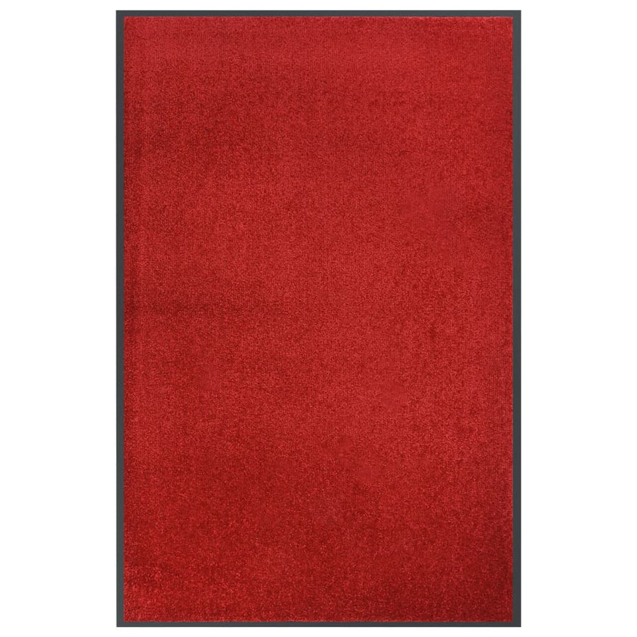 Deurmat 80x120 cm rood