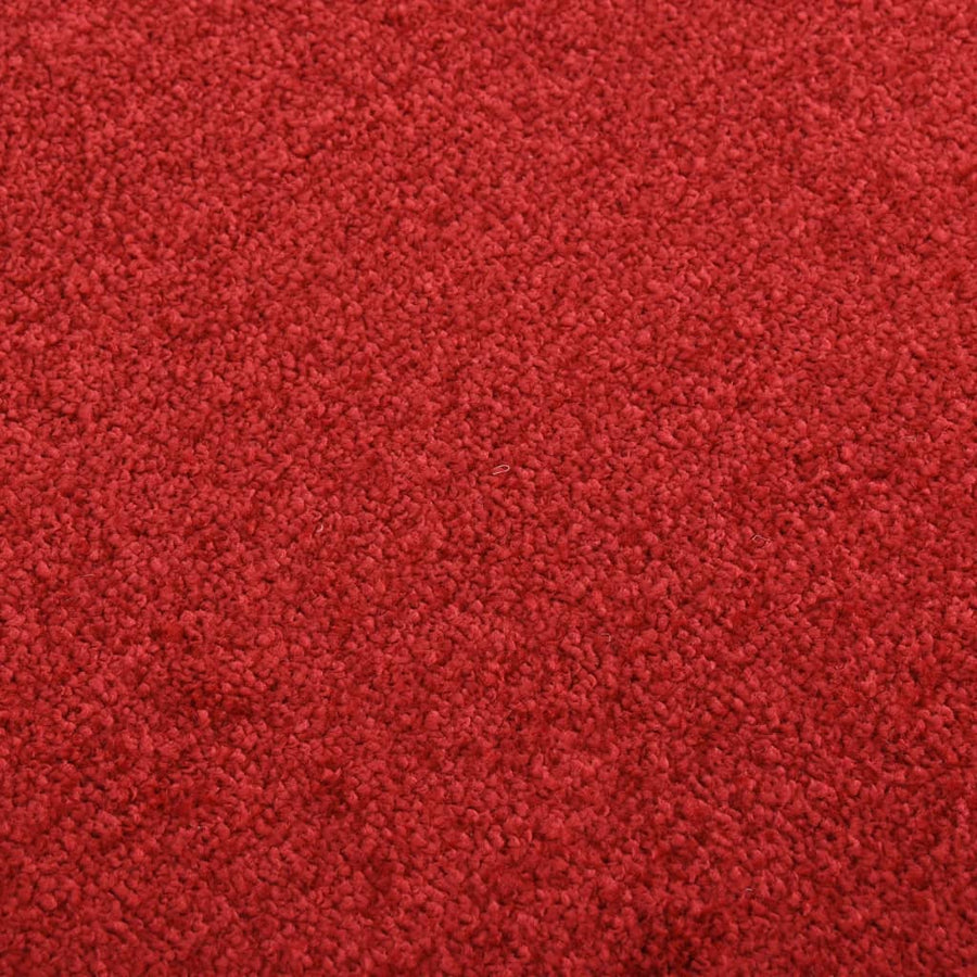 Deurmat 80x120 cm rood